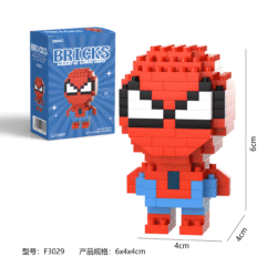 Alternative view of Spiderman (New Suit) Marvel Building Blocks